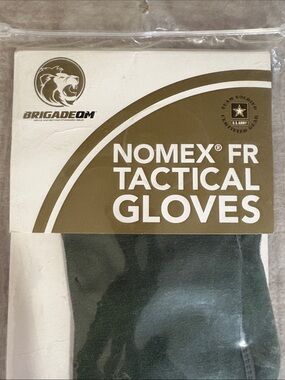 Nomex FR Tactical Gloves — Green BrigadeQM size 8-S